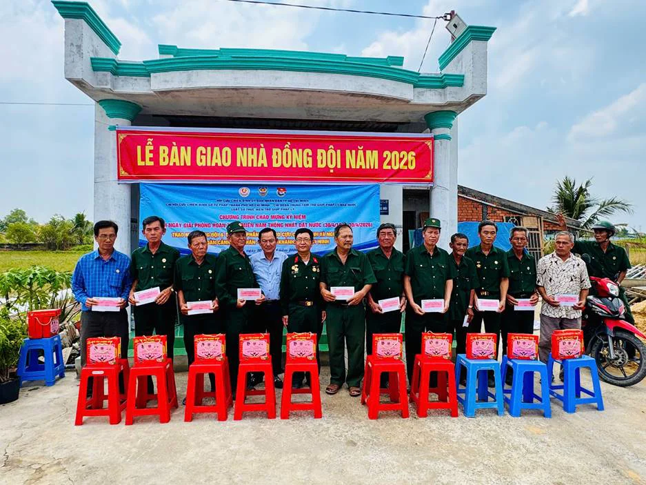 Chi hội CCB Sở Tư pháp TP Hồ Chí Minh: Tổ chức trao Nhà đồng đội tại Tây Ninh