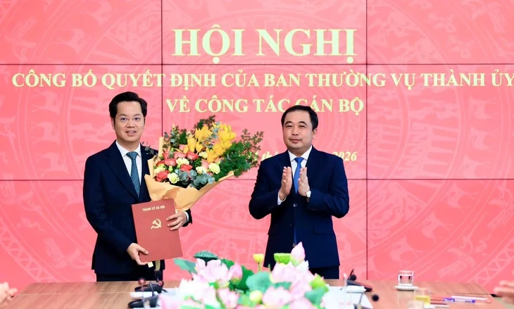 Bí thư Hoàn Kiếm Vũ Đăng Định giữ chức Trưởng Ban Tổ chức Thành ủy Hà Nội