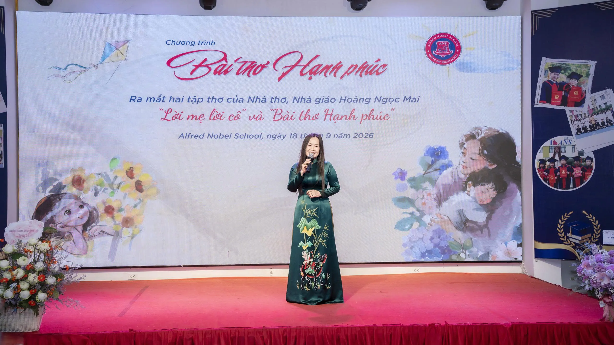 Thơ Hoàng Ngọc Mai viết cho thiếu nhi với cảm xúc trong ngần và thánh thiện