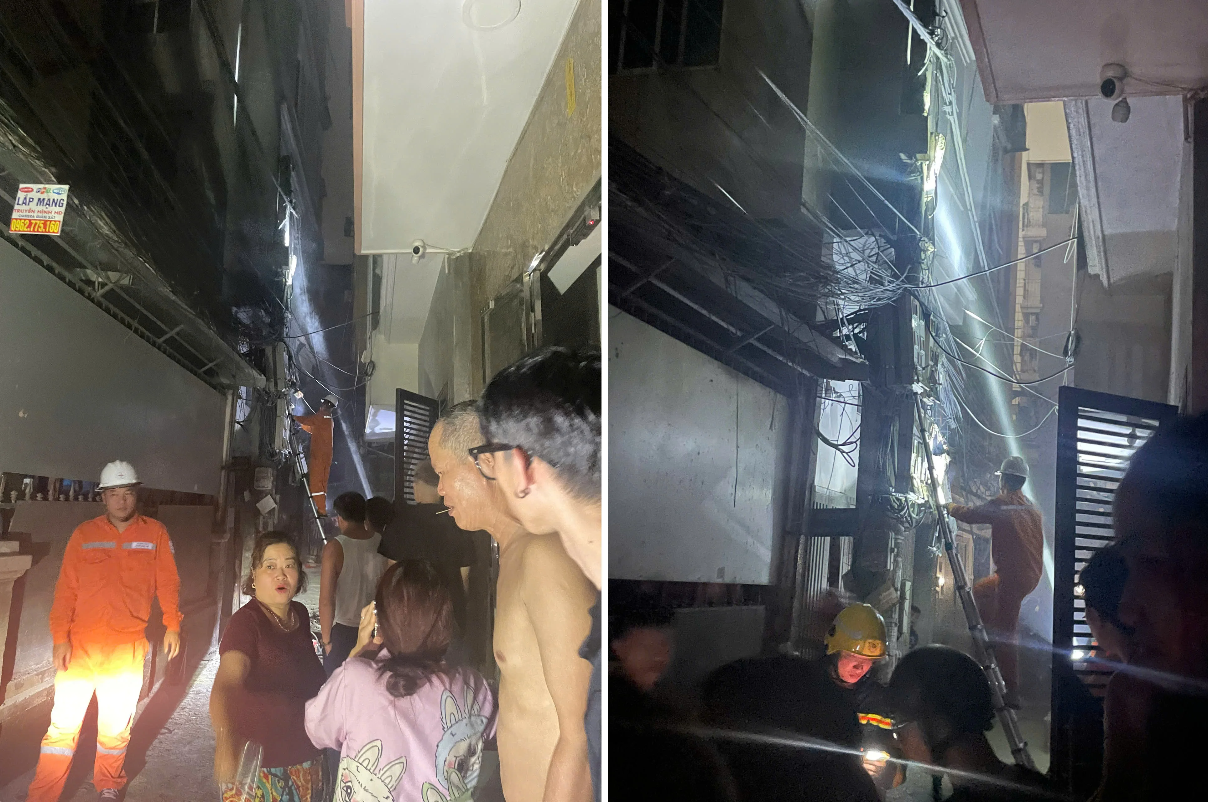 Phường Từ Liêm: Cháy cột điện và cảnh báo từ áp lực hạ tầng do vi phạm trật tự xây dựng