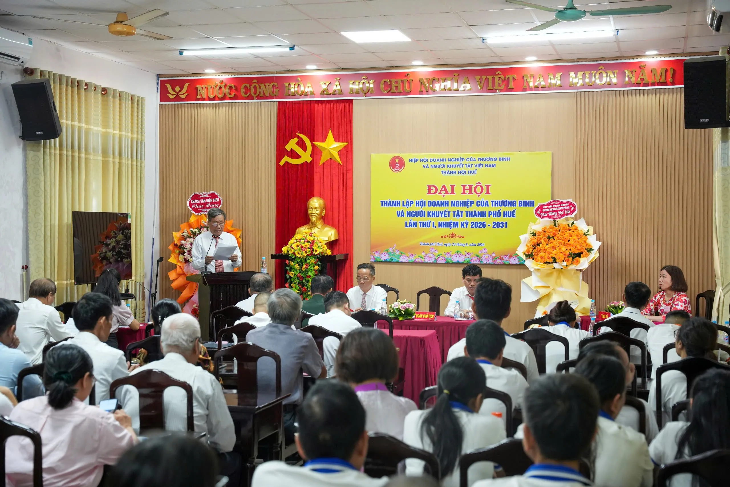 Đại hội lần thứ nhất Hội Doanh nghiệp của Thương binh và Người khuyết tật thành phố Huế: Tạo điểm tựa để hội viên vươn lên phát triển