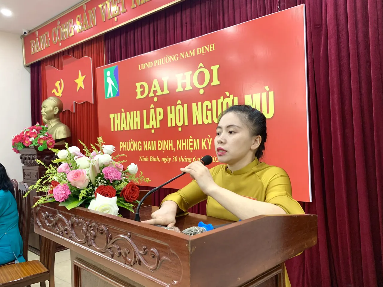 Đại hội thành lập Hội Người mù phường Nam Định nhiệm kỳ 2026-2031