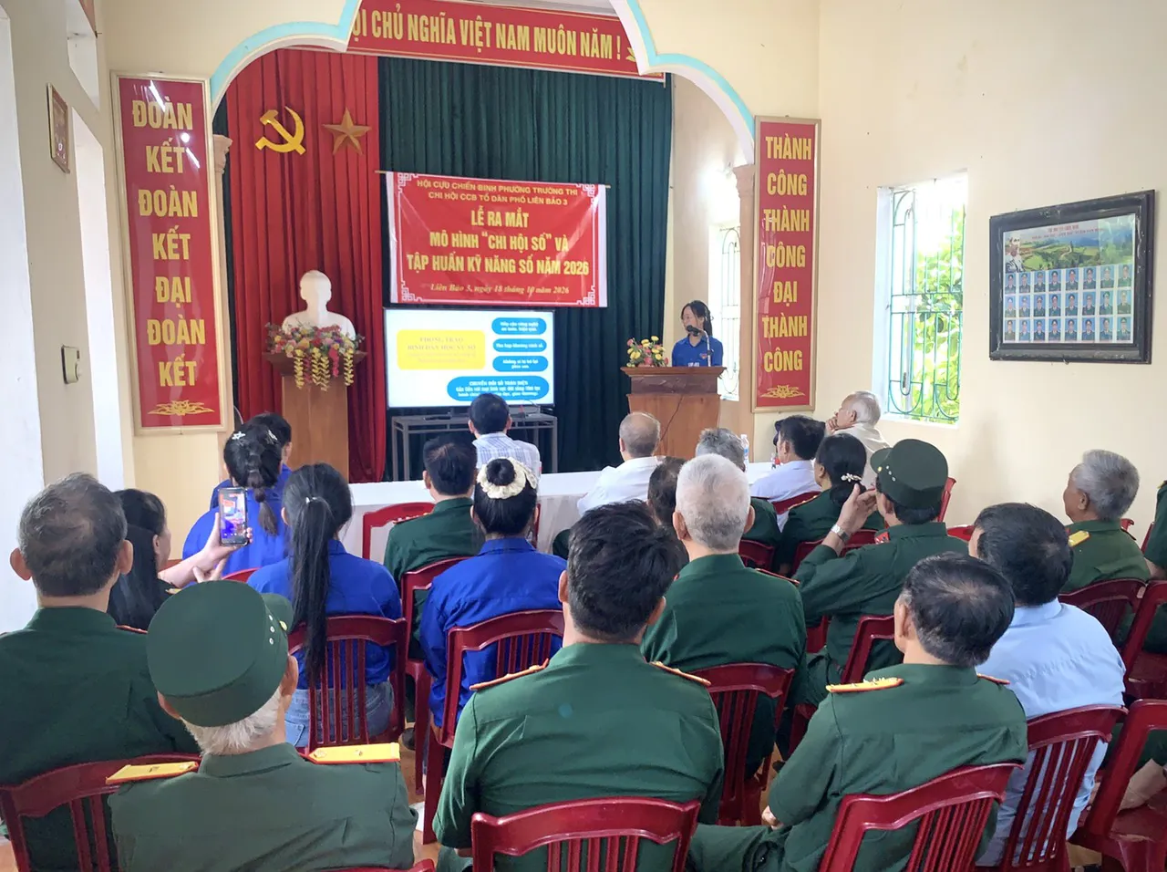 Ninh Bình: Ra mắt mô hình “Chi hội số” Cựu chiến binh Tổ dân phố Liên Bảo 3