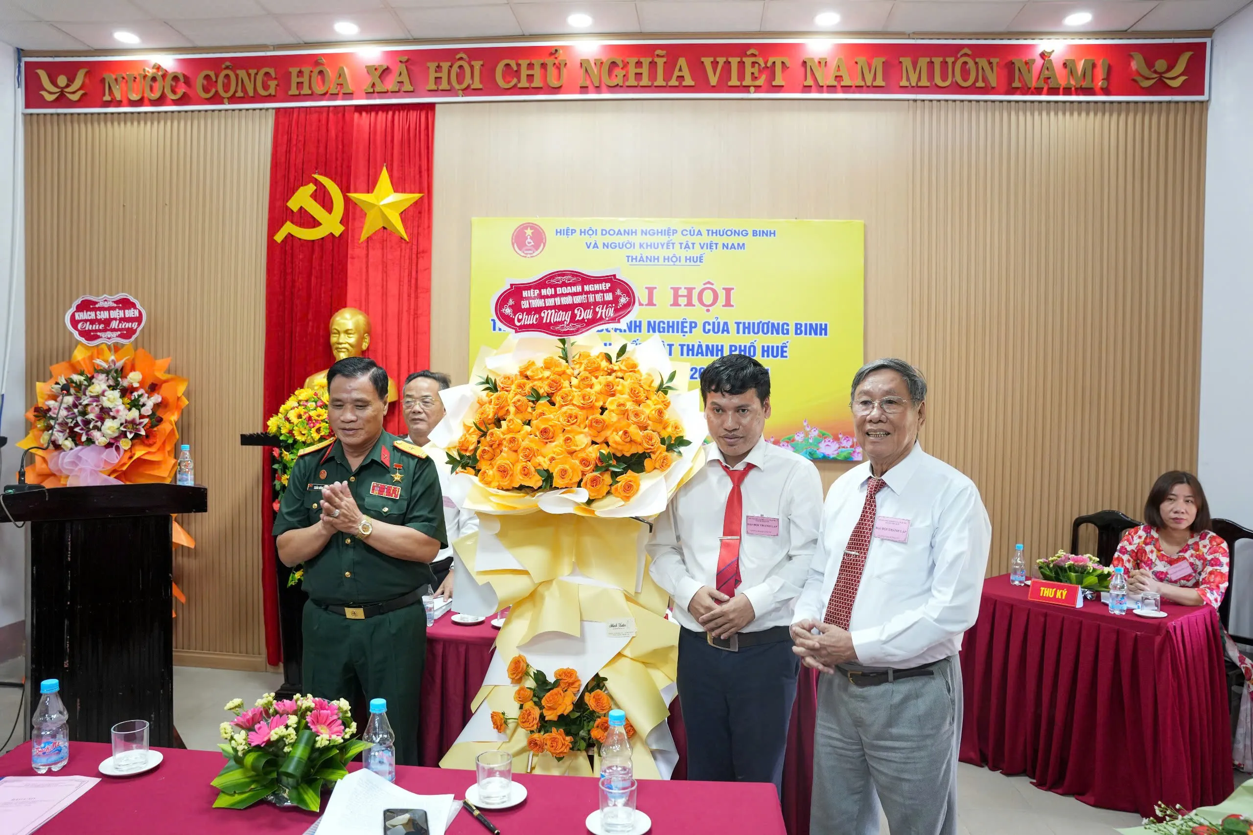 Đại hội lần thứ nhất Hội Doanh nghiệp của Thương binh và Người khuyết tật thành phố Huế: Tạo điểm tựa để hội viên vươn lên phát triển