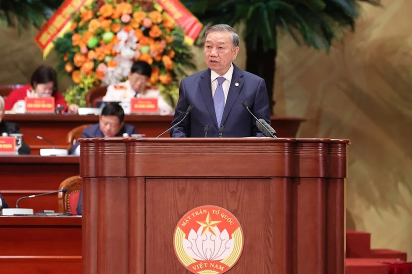  Tổng Bí thư, Chủ tịch nước Tô Lâm phát biểu chỉ đạo tại Đại hội MTTQ Việt Nam lần thứ XI