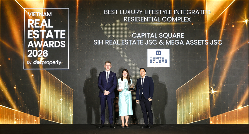 Capital Square: Dấu ấn khai mở chuẩn sống tích hợp được vinh danh tại Dot Property Vietnam 2026