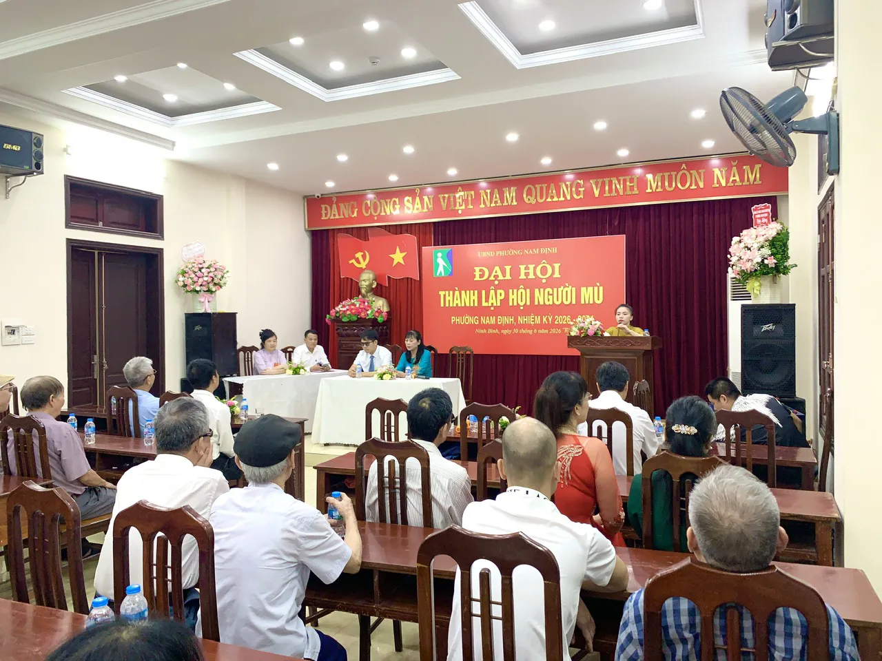Đại hội thành lập Hội Người mù phường Nam Định nhiệm kỳ 2026-2031