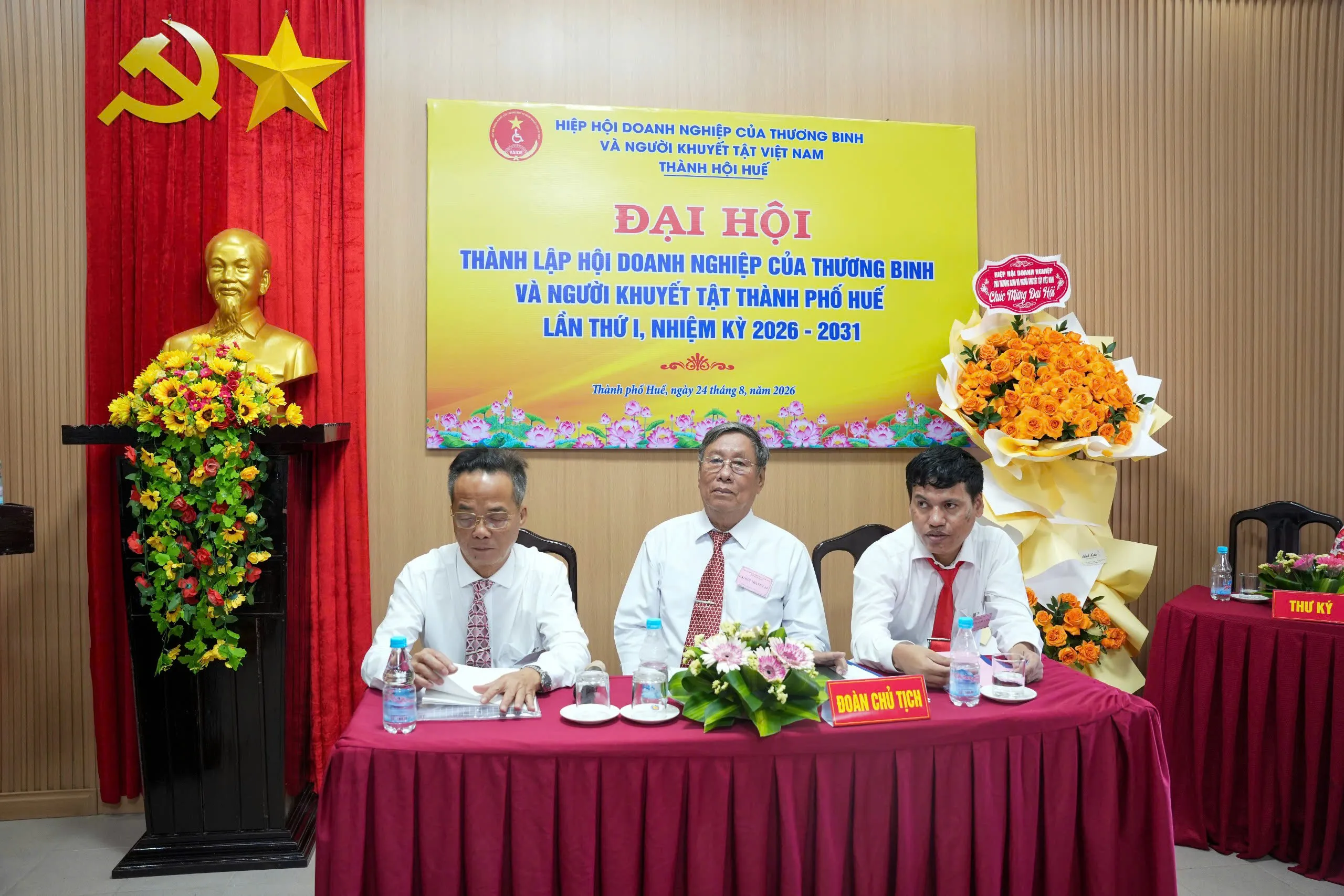 Đại hội lần thứ nhất Hội Doanh nghiệp của Thương binh và Người khuyết tật thành phố Huế: Tạo điểm tựa để hội viên vươn lên phát triển