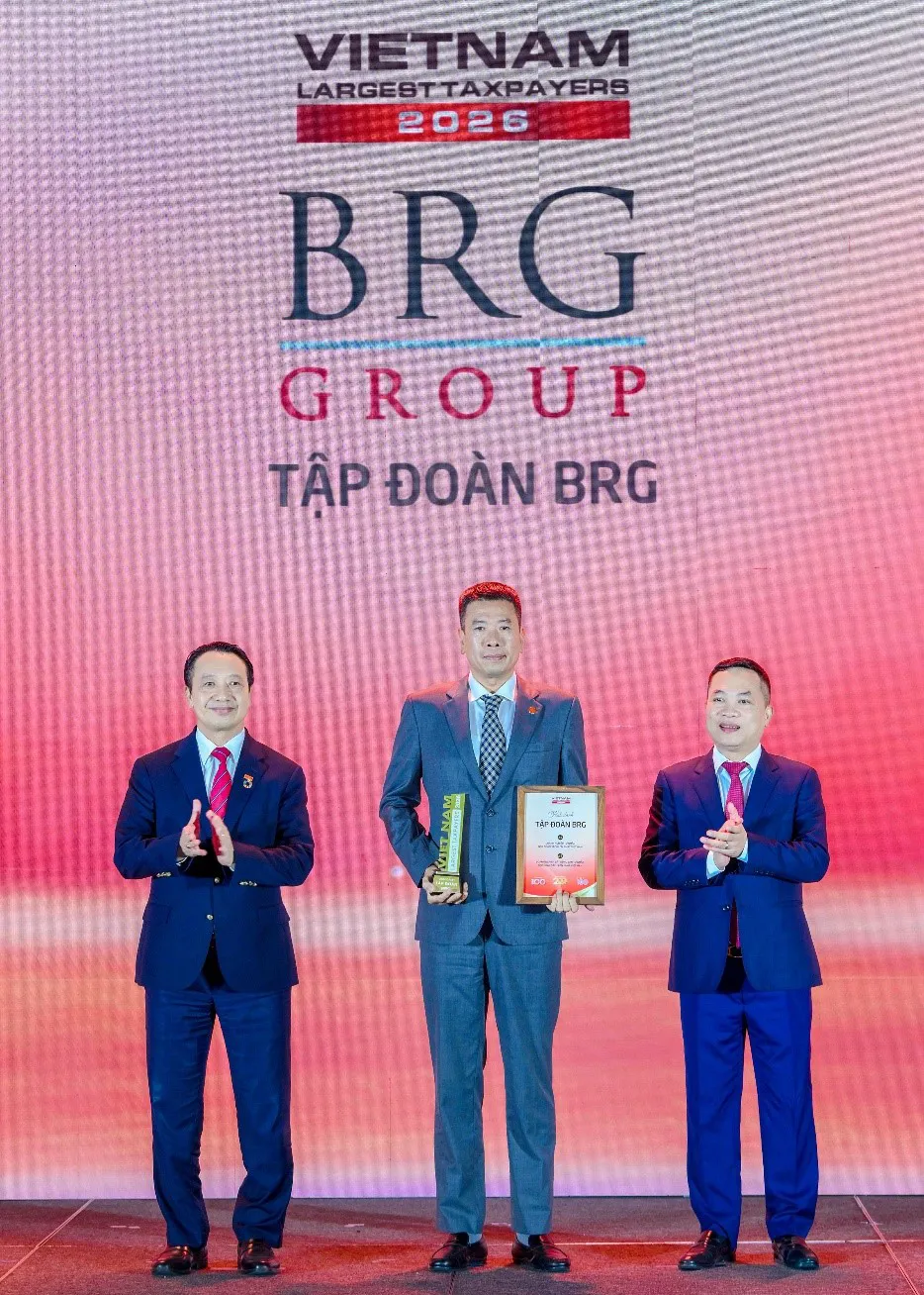 Tập đoàn BRG được vinh danh Top 4 doanh nghiệp tư nhân nộp ngân sách lớn nhất Việt Nam năm 2026
