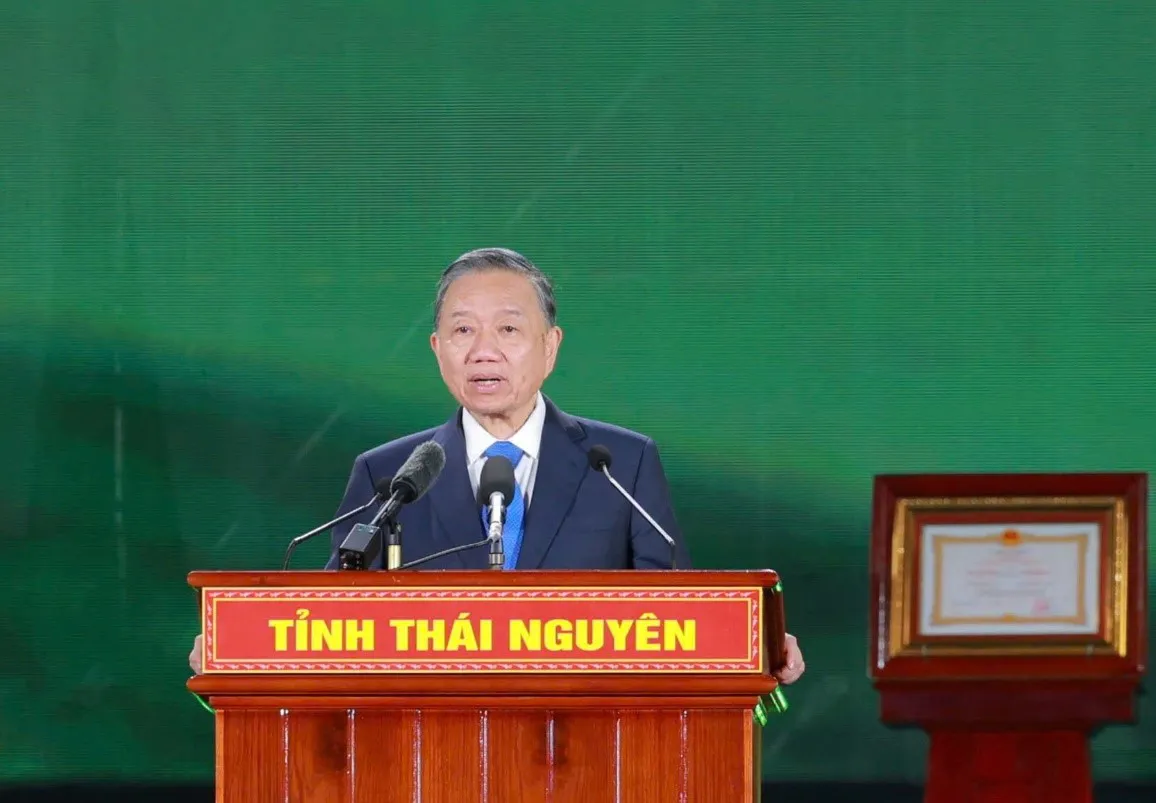 Tổng Bí thư- Chủ tịch nước Tô Lâm: Thái Nguyên cần chuẩn bị nền tảng để tiếp tục phát triển