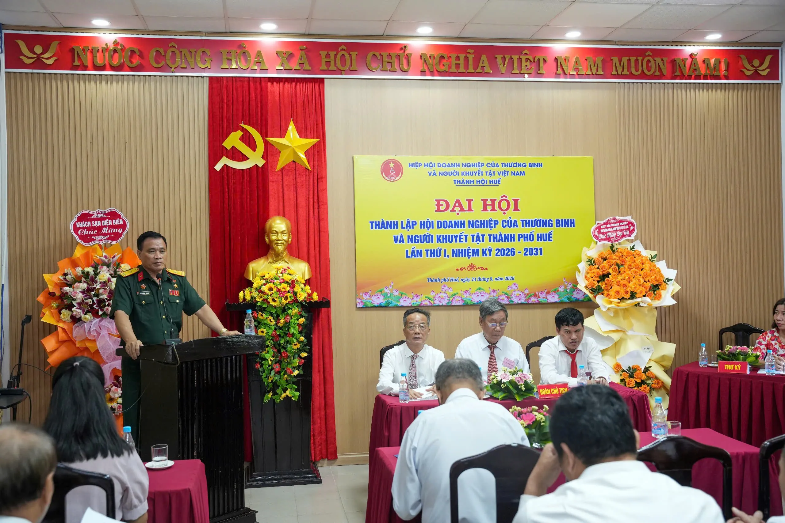Đại hội lần thứ nhất Hội Doanh nghiệp của Thương binh và Người khuyết tật thành phố Huế: Tạo điểm tựa để hội viên vươn lên phát triển