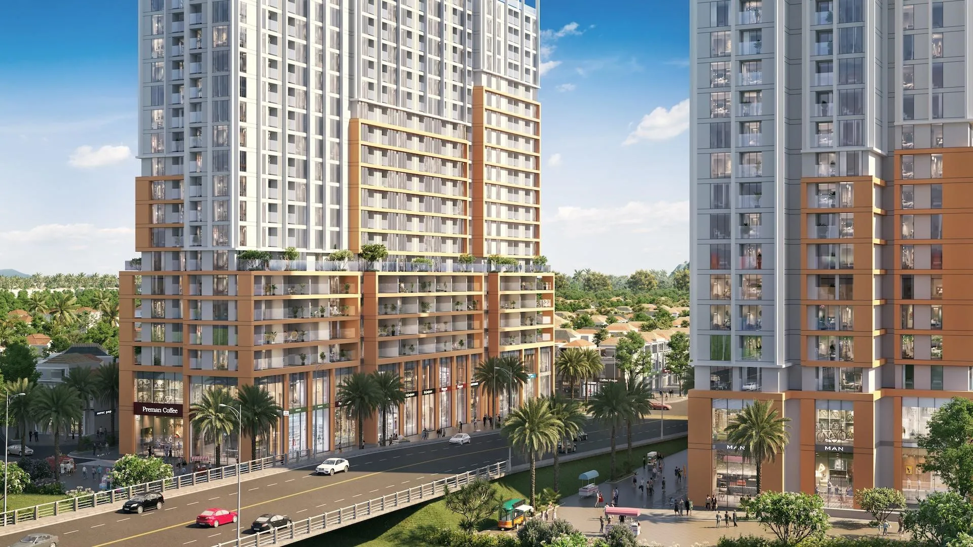 Shophouse khối đế Nam trung tâm Đà Nẵng hưởng lợi từ quy hoạch đô thị đa cực
