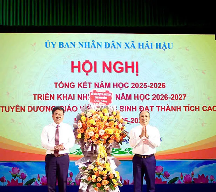 Xã Hải Hậu hoàn thành sắp xếp, thành lập các cơ sở giáo dục công lập