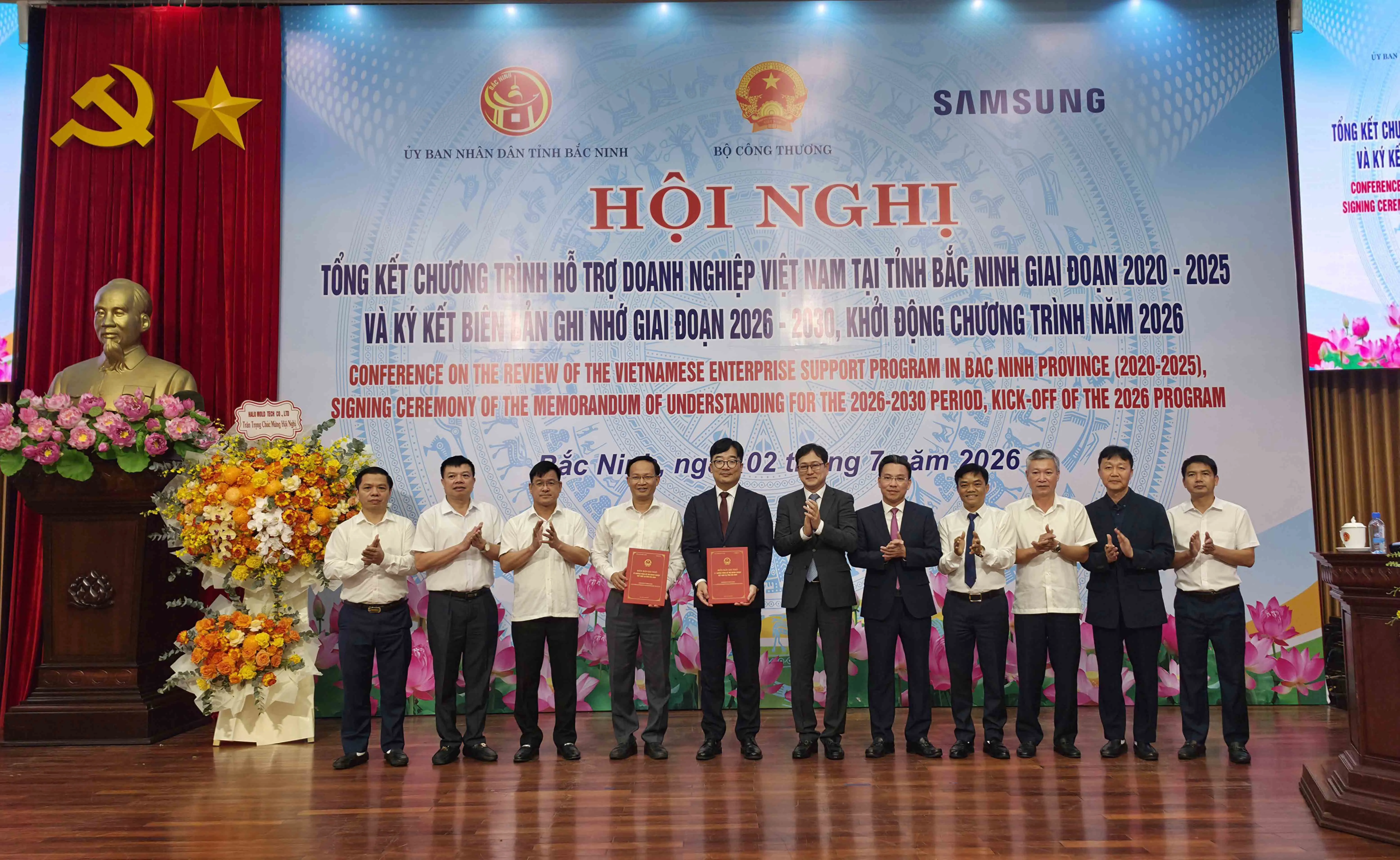 Bắc Ninh: Tổng kết Chương trình hỗ trợ doanh nghiệp và khởi động Chương trình năm 2026
