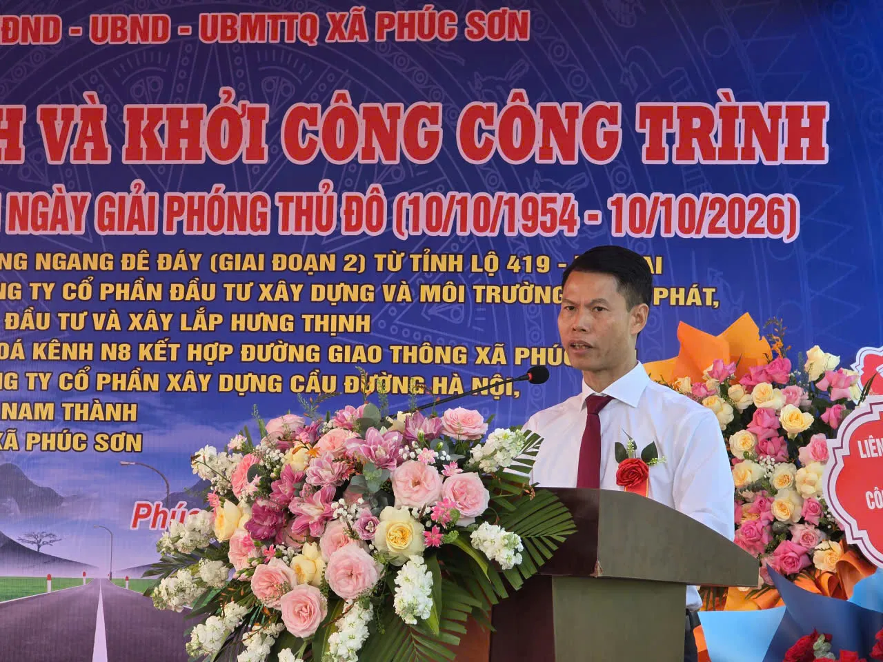 Xã Phúc Sơn, TP Hà Nội: Khánh thành và khởi công các Công trình chào mừng giải phóng Thủ Đô