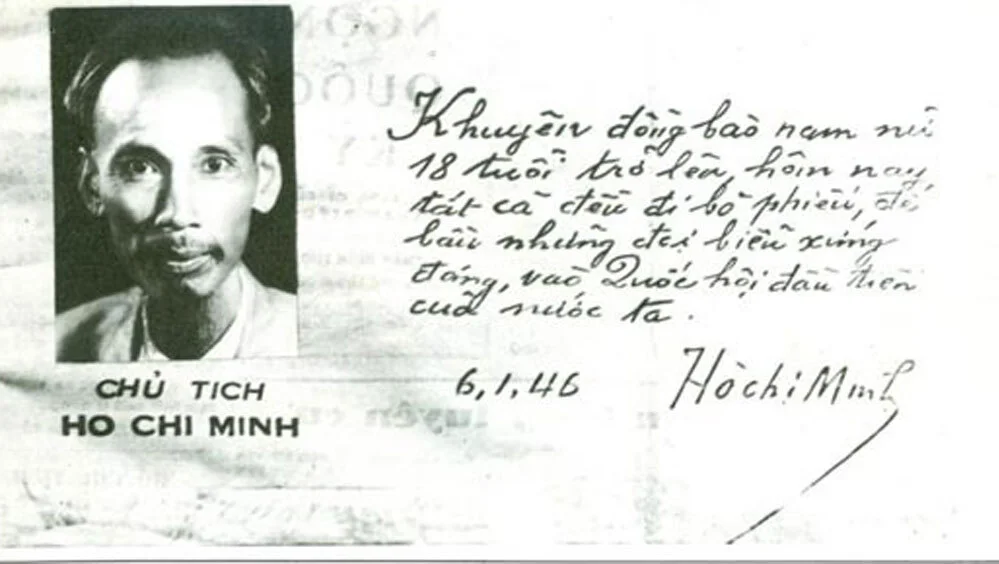 Lời kêu gọi Quốc dân đi bỏ phiếu