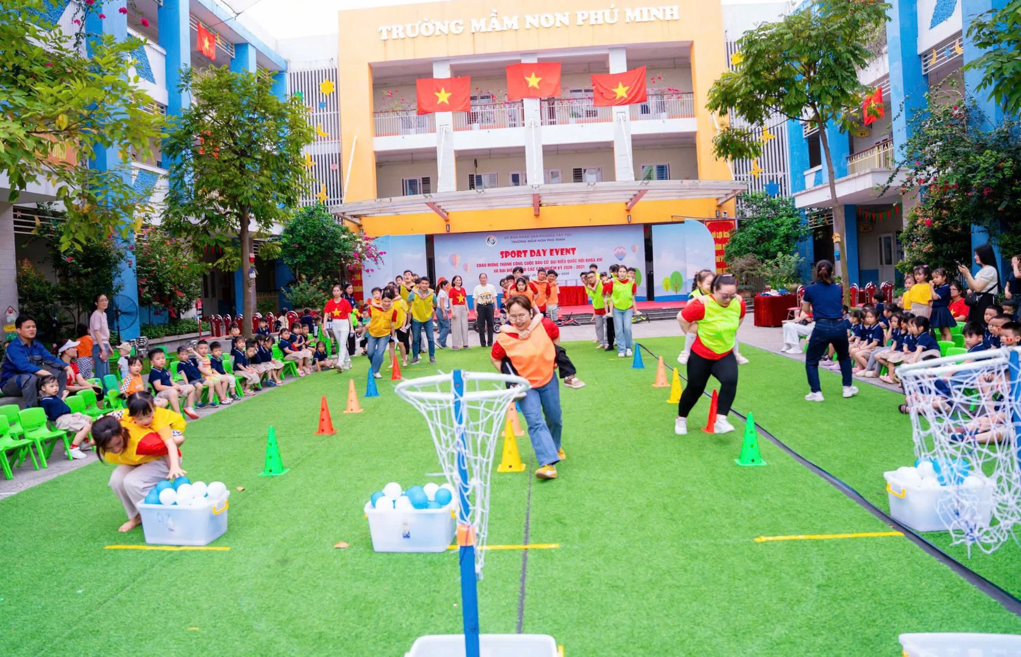 Ngày hội Thể dục Thể thao - Dấu ấn giáo dục toàn diện của Trường MN Phú Minh