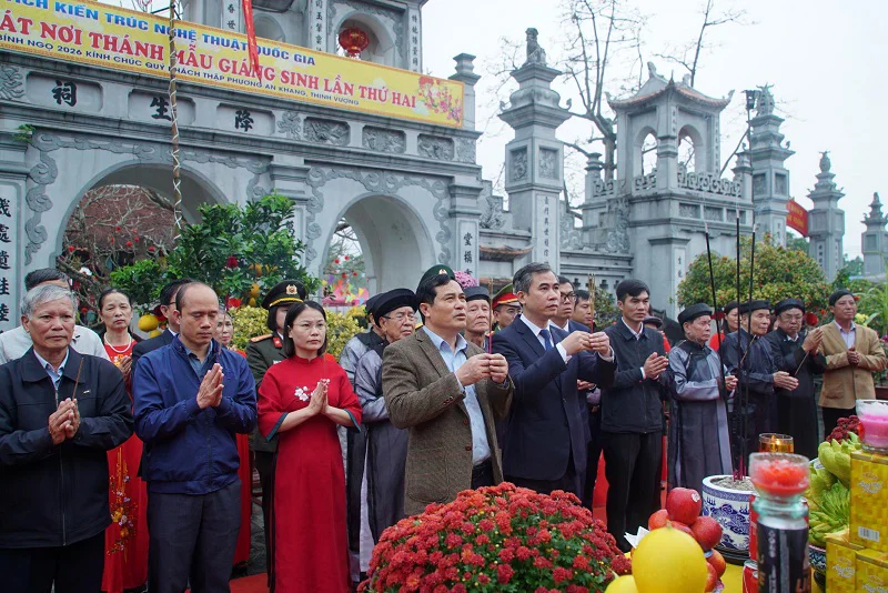 Chính thức khai mạc lễ hội chợ Viềng xuân Phủ Dầy năm 2026