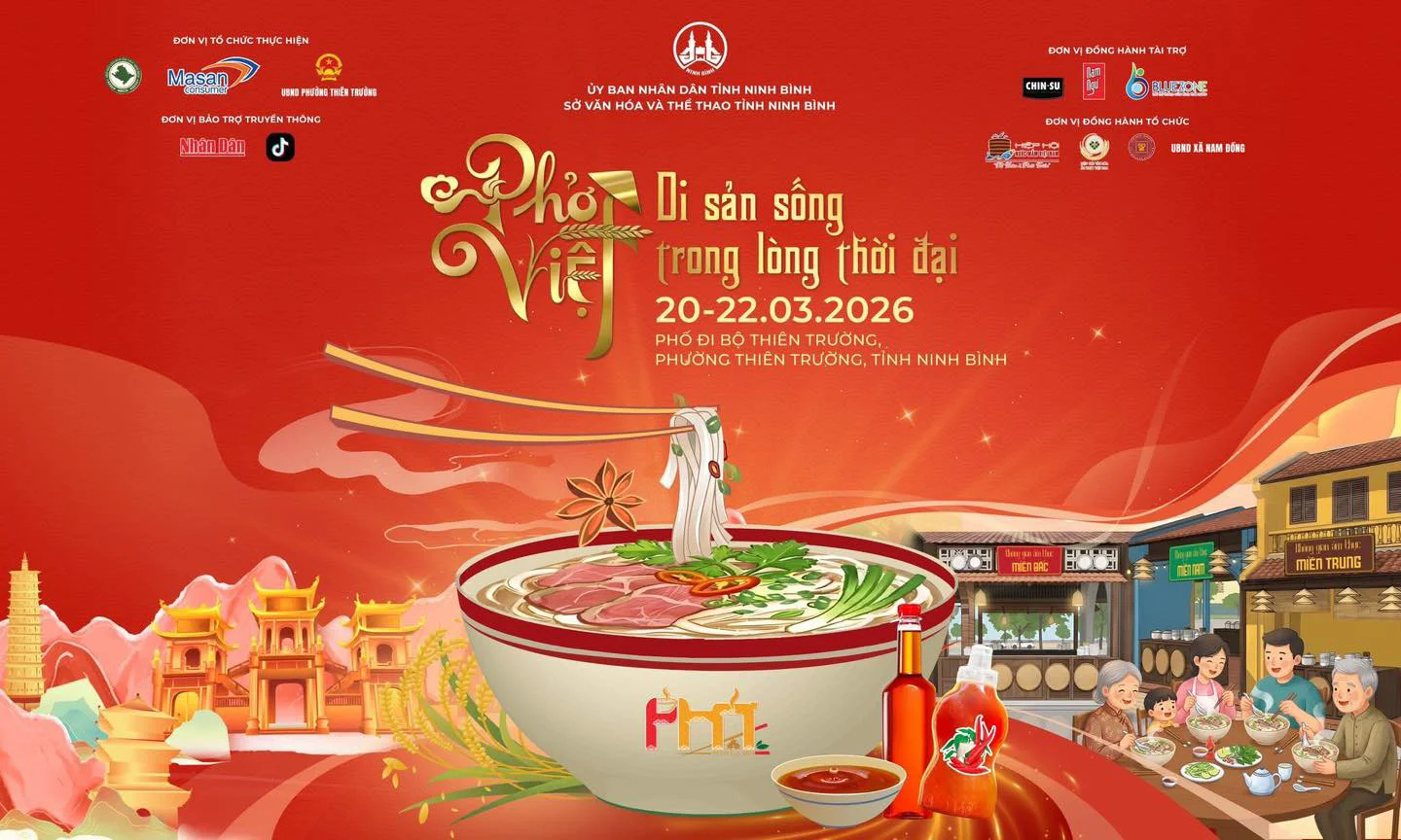 Ninh Bình sẵn sàng cho du khách trải nghiệm nghề phở tại Festival Phở 2026