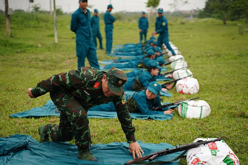 Xã Phong Doanh triển khai huấn luyện Dân quân tự vệ năm thứ nhất 2026