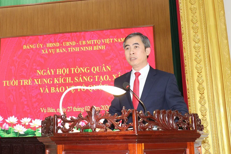 Xã Vụ Bản tổ chức