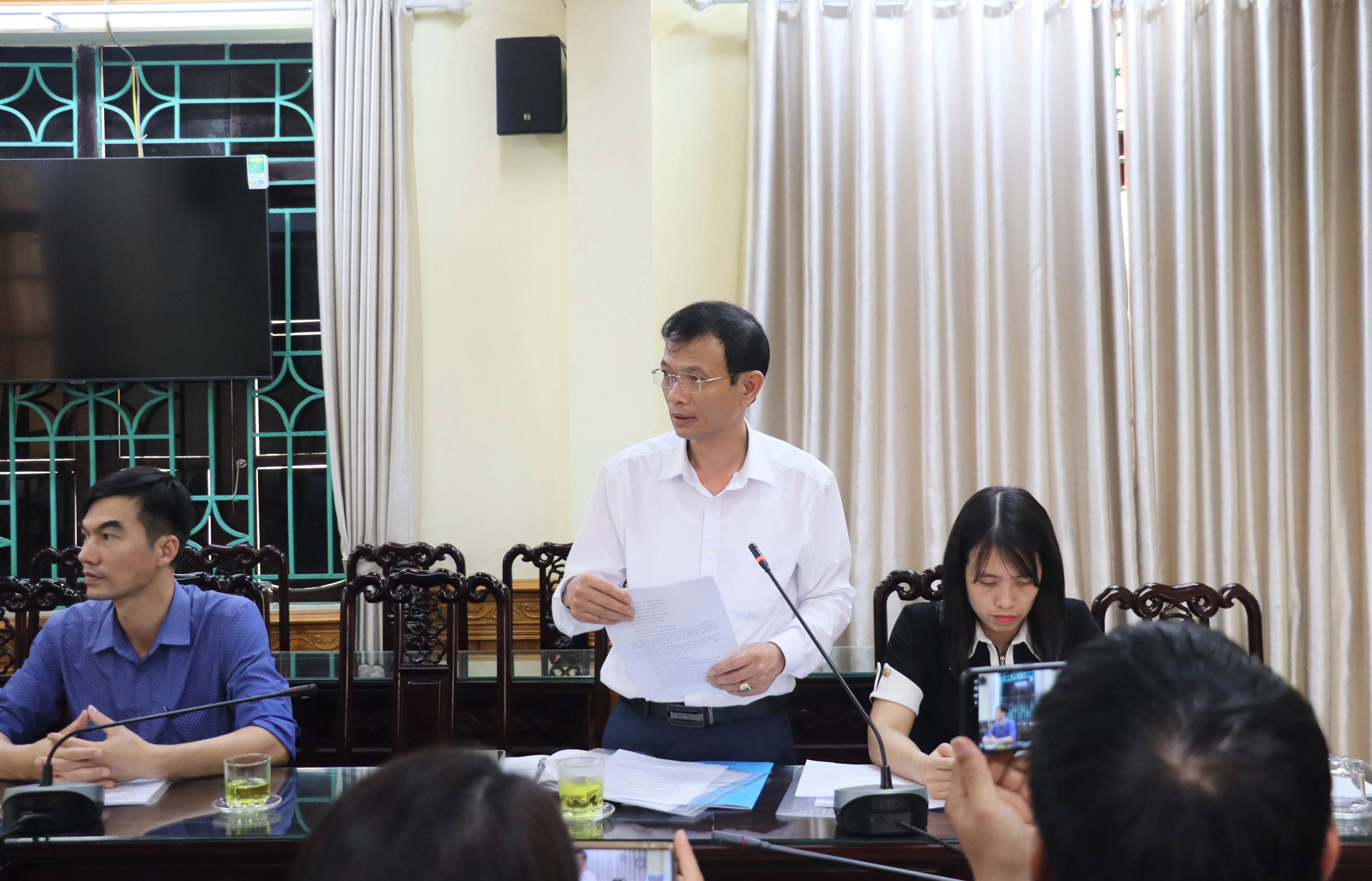 Xã Vụ Bản tổ chức hội nghị tuyên truyền, giới thiệu hình ảnh về Lễ hội Phủ Dầy