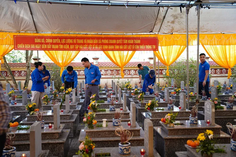 Hành trình trả lại tên cho liệt sĩ: Ninh Bình triển khai lấy mẫu ADN tại Nghĩa trang Yên Phương