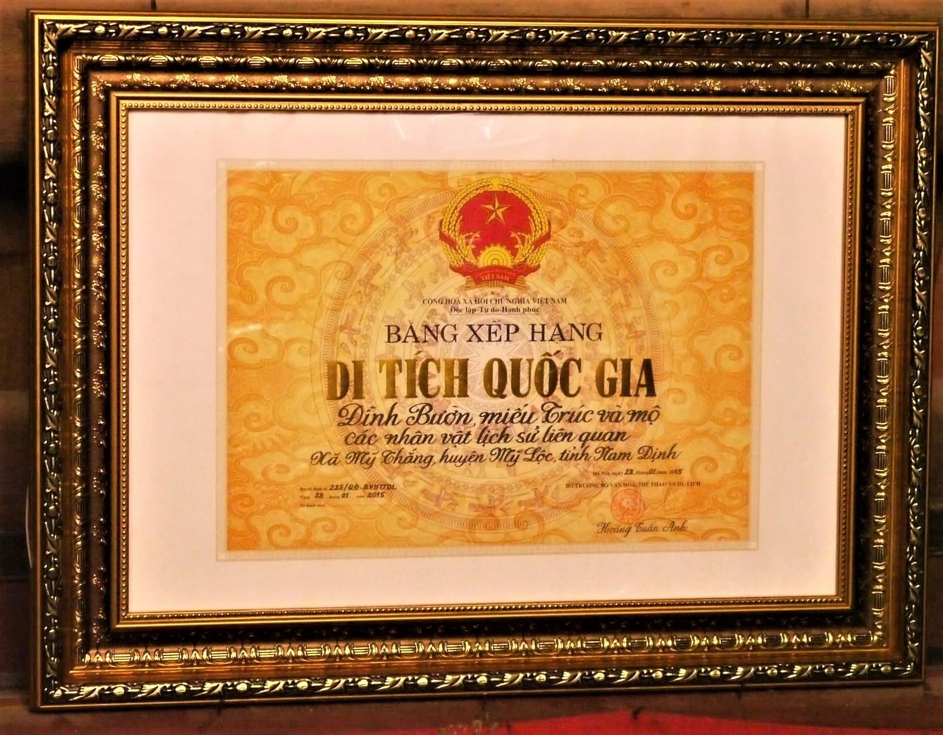 Làng tôi có mộ bà Hoàng Thái Hậu yên nghỉ