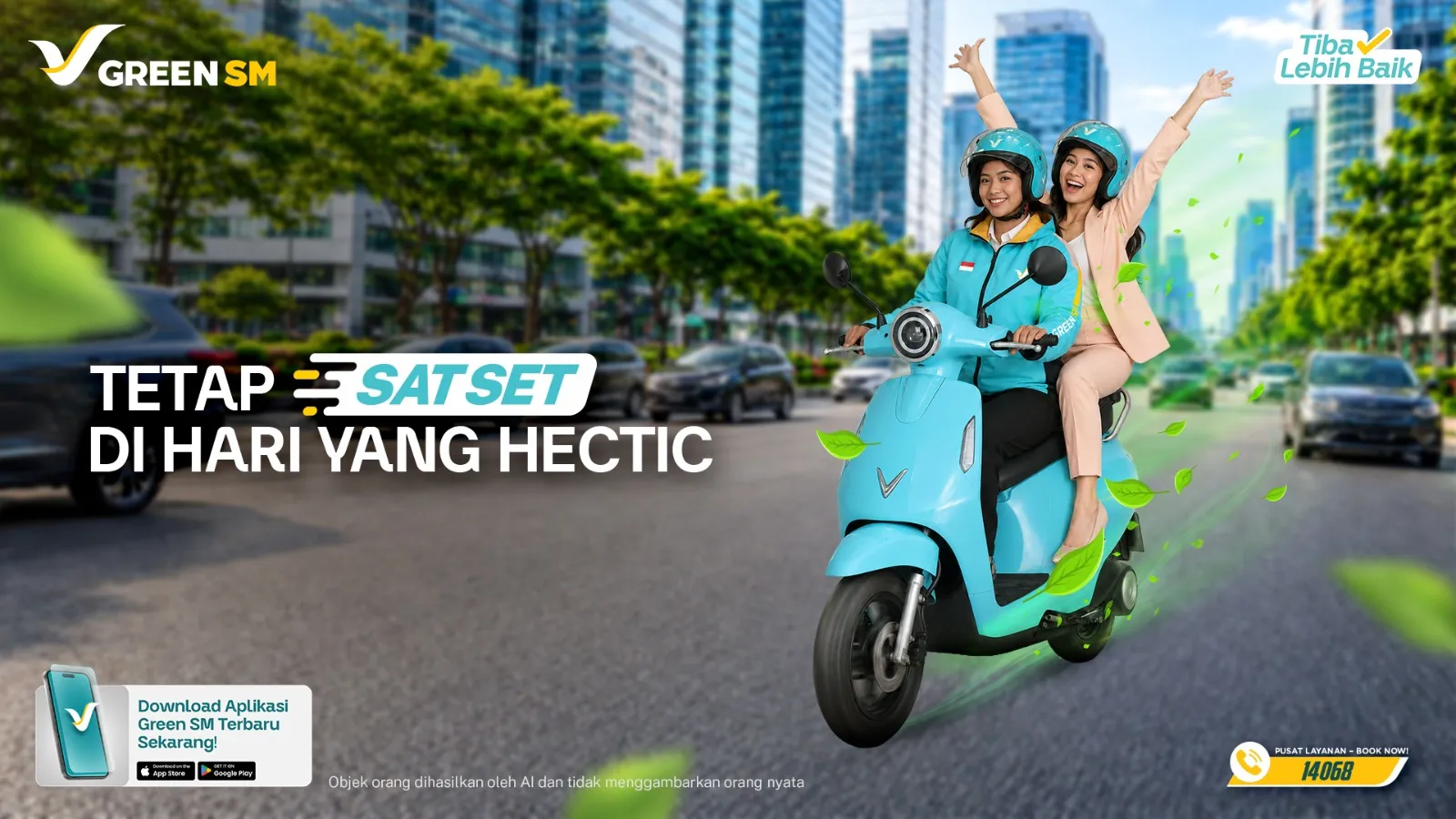 GREEN SM lần đầu tiên ra mắt dịch vụ xe máy điện  tại thị trường quốc tế ở INDONESIA 