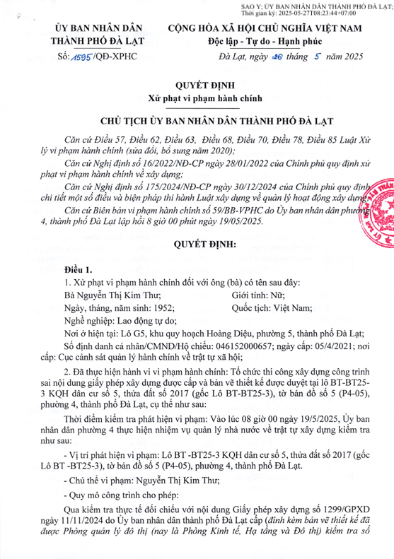 Tháo dỡ chưa tương xứng, phúc tra cần được làm rõ