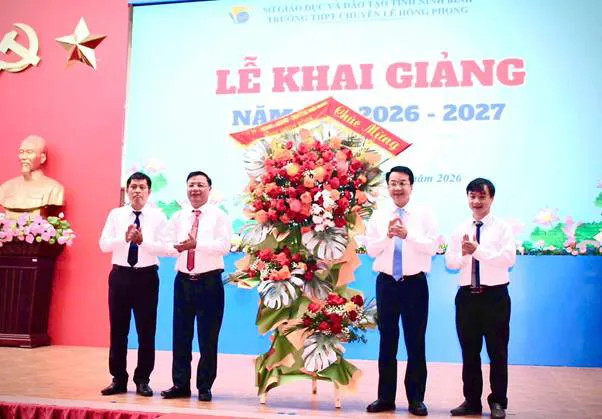 Ninh Bình tưng bừng tổ chức Lễ khai giảng năm học 2026-2027