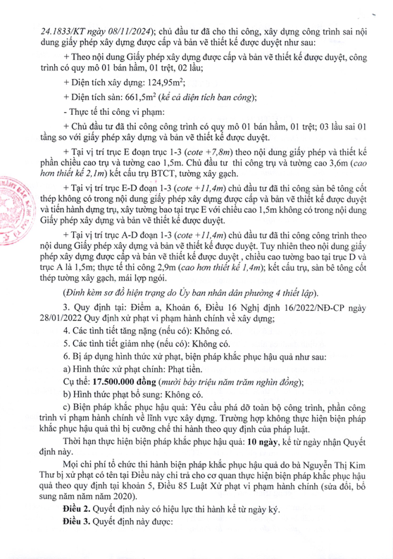 Tháo dỡ chưa tương xứng, phúc tra cần được làm rõ