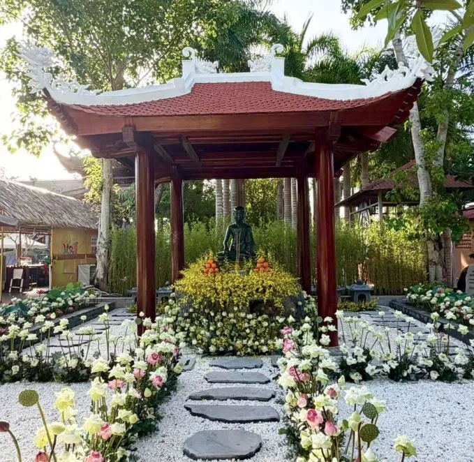 Lễ khánh thành Đền thờ tượng phật Hoàng Trần Nhân Tông tại Thiền viện Trúc Lâm Phương Nam Cần Thơ