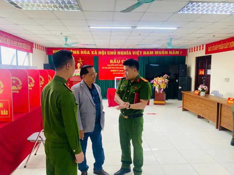 Công an phường Kiến Hưng: Quyết tâm bảo đảm tuyệt đối an ninh, an toàn ngày hội non sông