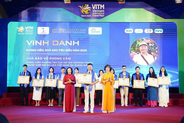 Ông Vũ Phong Cầm được vinh danh Nhà báo Tiêu biểu năm 2026