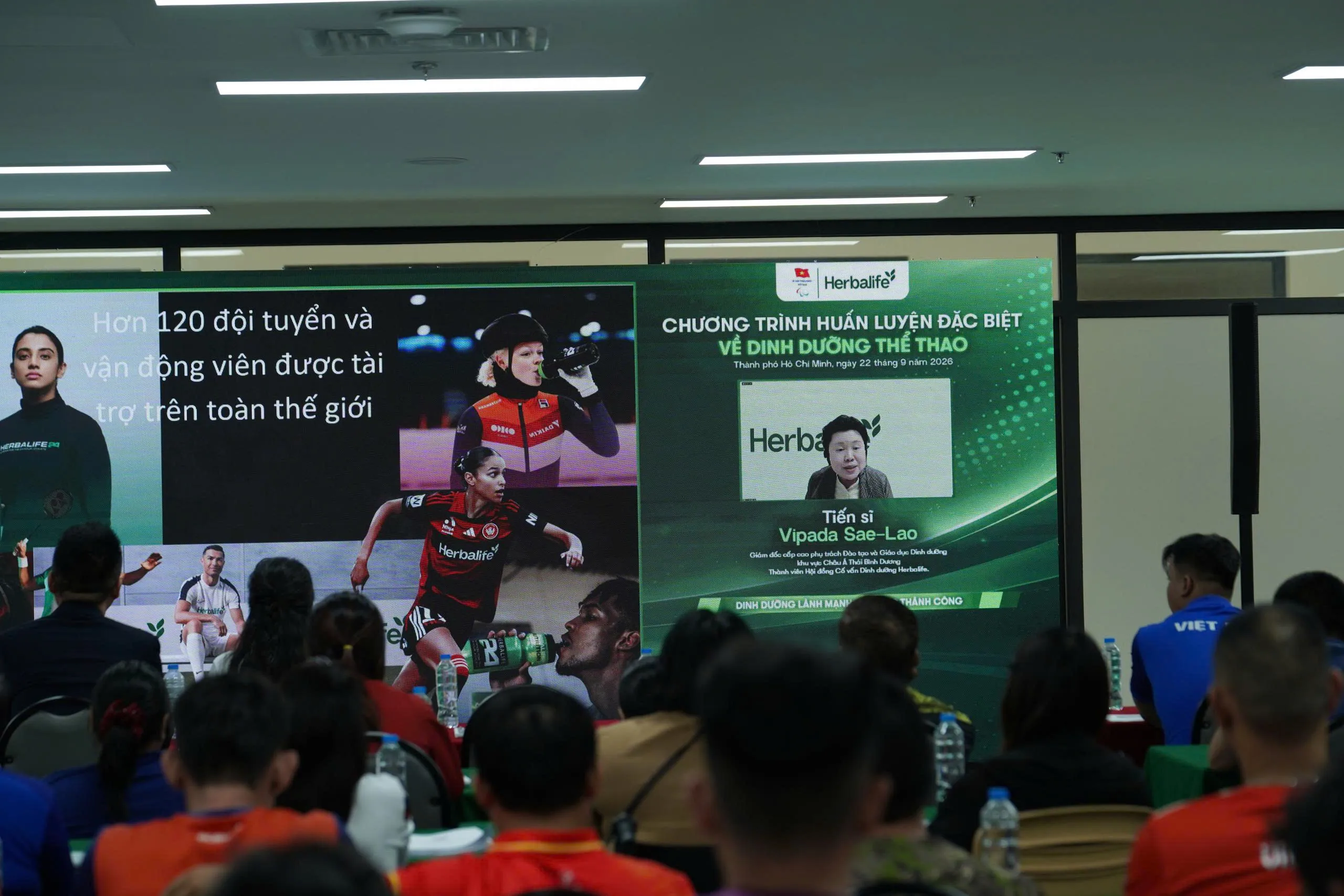 Herbalife Việt Nam phối hợp cùng Ủy Ban Paralympic Việt Nam tổ chức buổi đào tạo “Dinh dưỡng Thể thao trong Tập luyện, Thi đấu và Phục hồi” cho các huấn luyện viên và vận động viên người khuyết tật