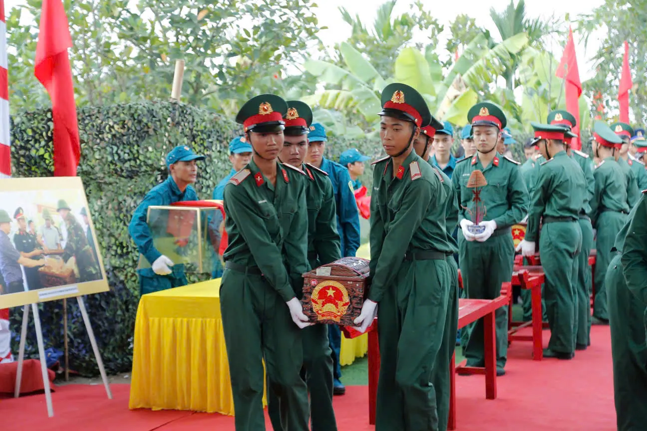 TP.Hải Phòng thành kính lễ viếng, truy điệu, an táng hài cốt liệt sĩ và đồng bào tử nạn