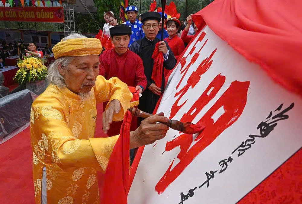 Rộn ràng khai bút đầu xuân