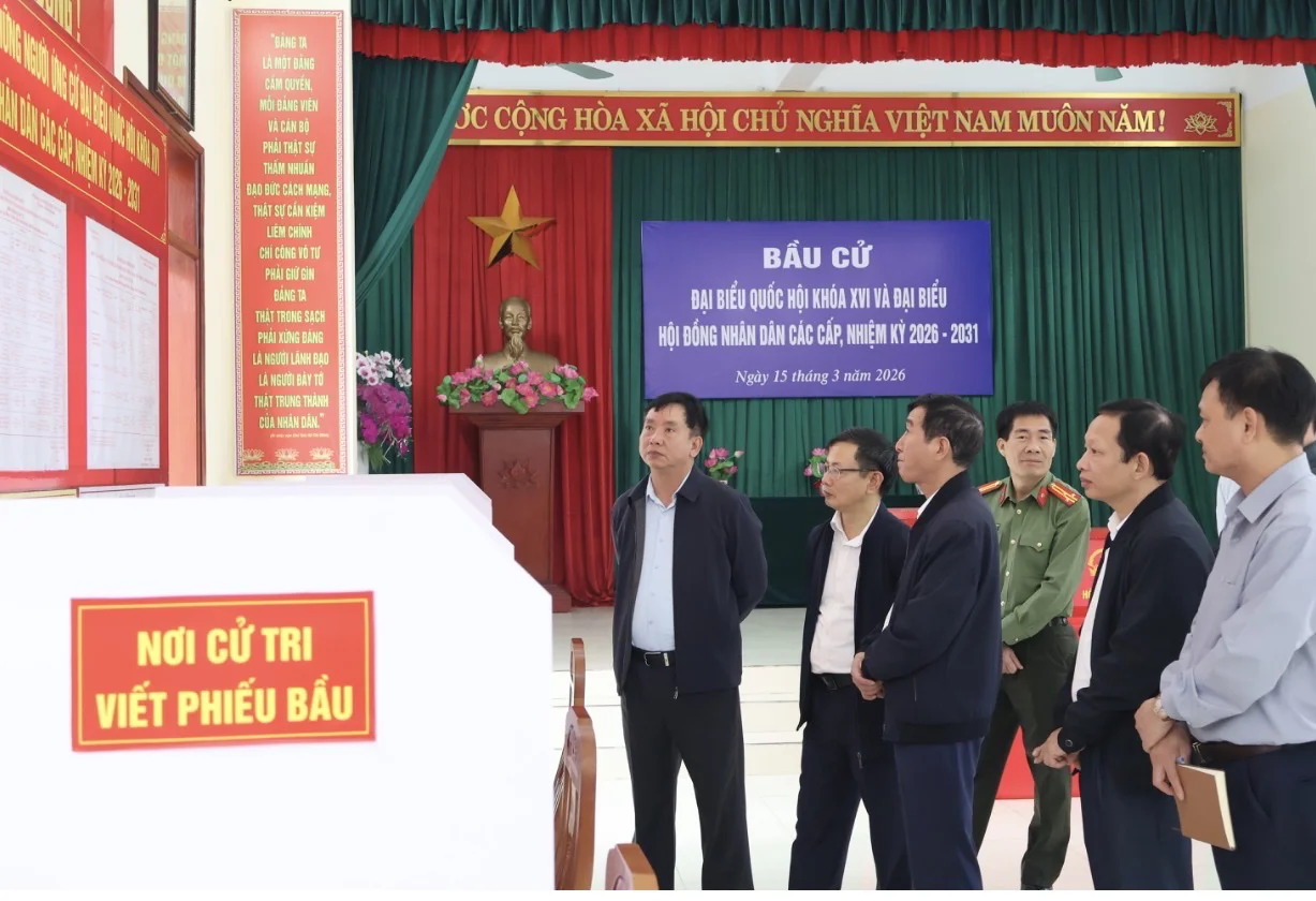 Lãnh đạo TP.Hải Phòng kiểm tra công tác chuẩn bị bầu cử tại một số địa phương