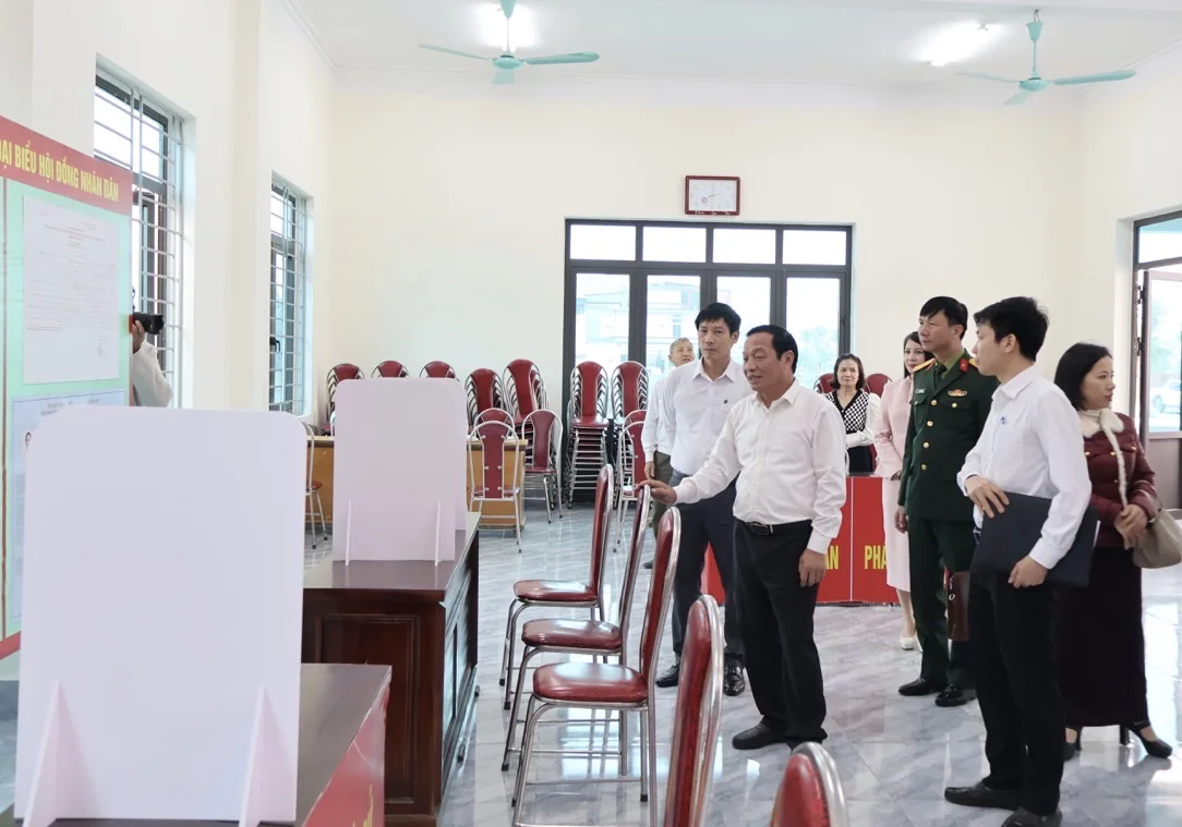 Lãnh đạo TP.Hải Phòng kiểm tra công tác chuẩn bị bầu cử tại một số địa phương