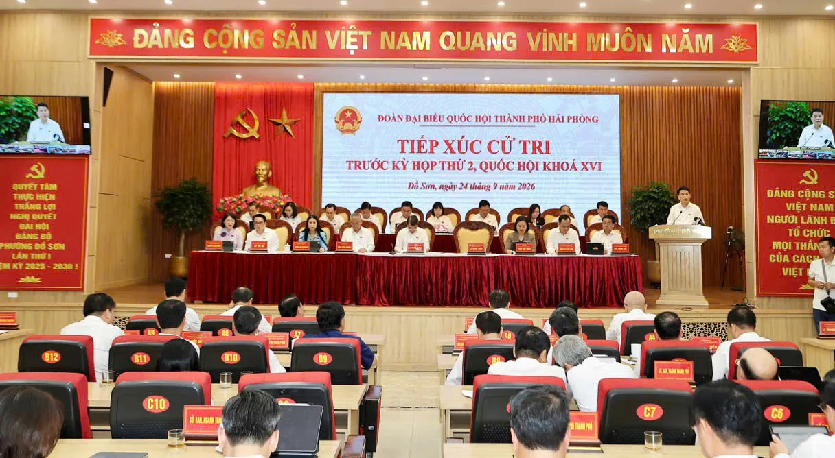 Thủ tướng Chính phủ Lê Minh Hưng tiếp xúc cử tri TP.Hải Phòng