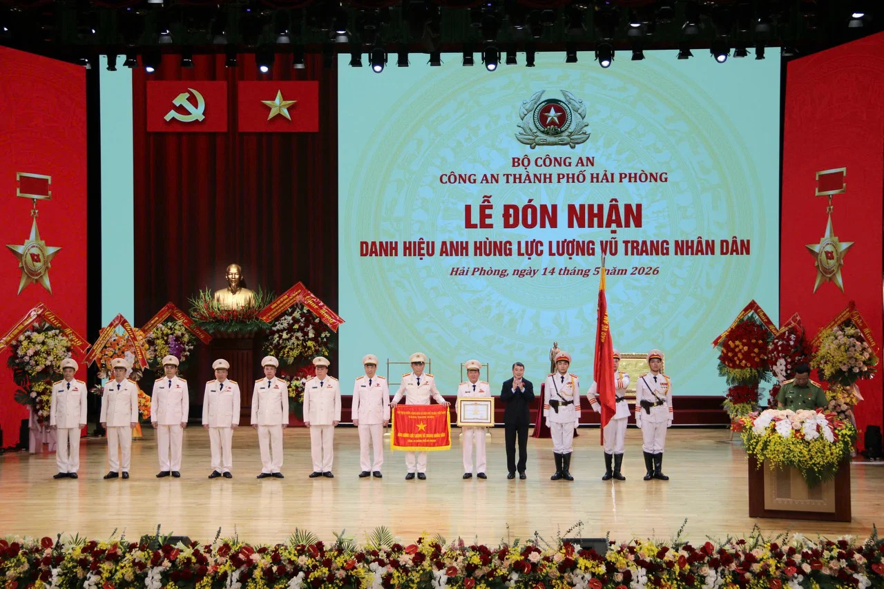 Công an TP.Hải Phòng đón nhận danh hiệu ‘Anh hùng lực lượng vũ trang nhân dân’