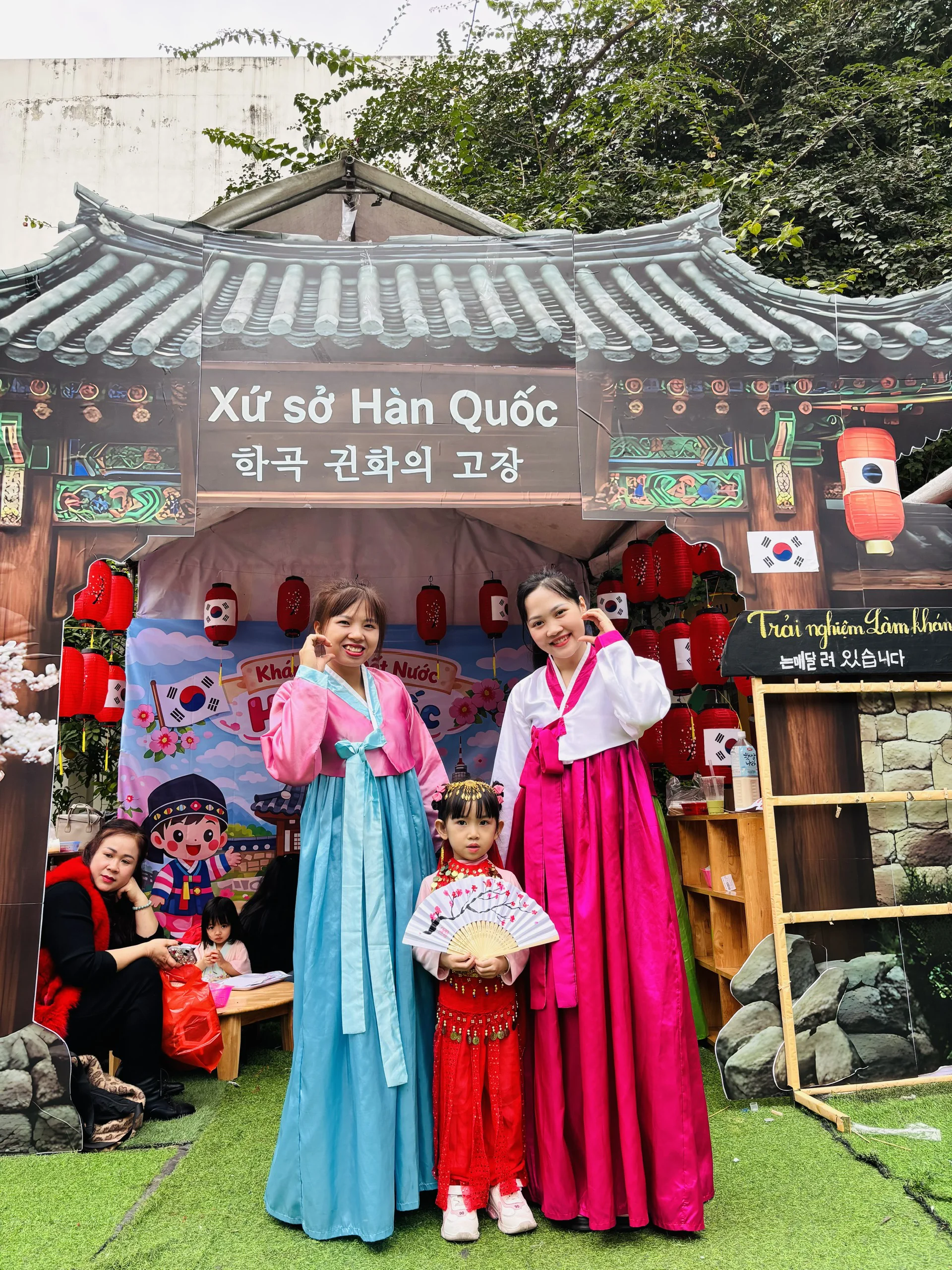 Sắc xuân Châu Á cùng cô trò Trường Mầm non Lê Quý Đôn