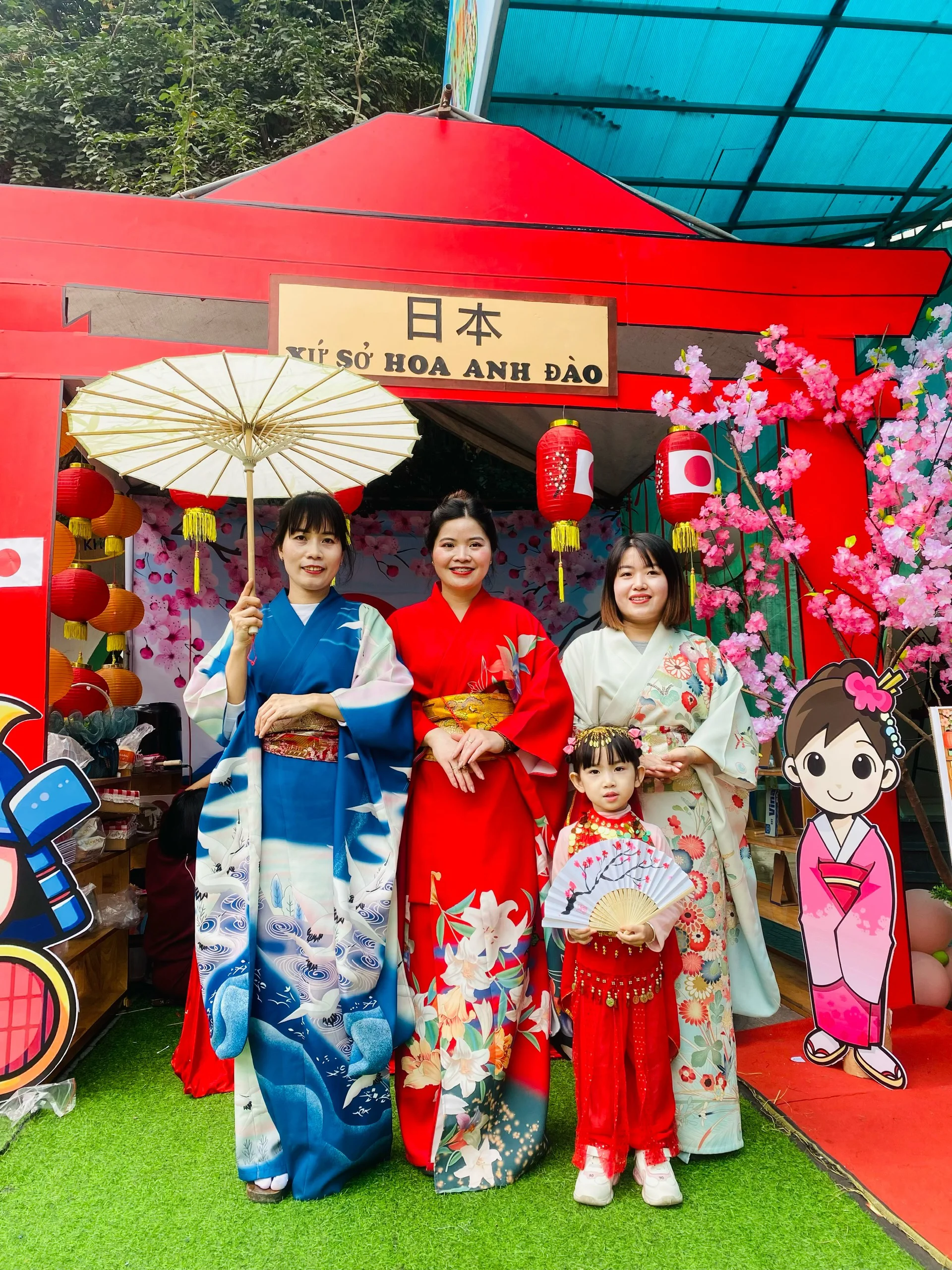 Sắc xuân Châu Á cùng cô trò Trường Mầm non Lê Quý Đôn