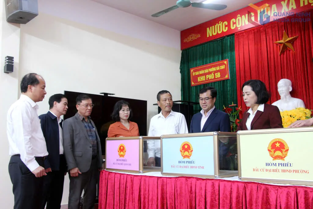 Quảng Ninh: Công tác bầu cử triển khai nghiêm túc, đúng tiến độ, tạo niềm tin trong nhân dân