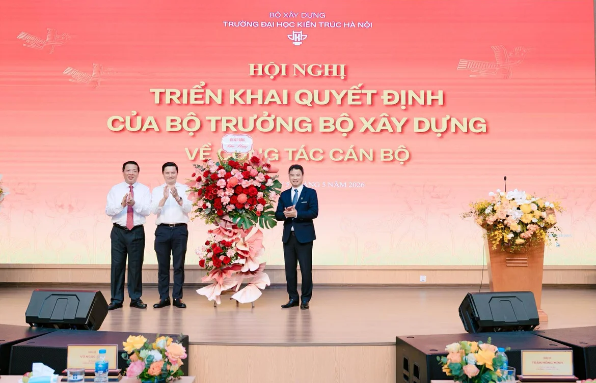 Trường Đại học Kiến trúc Hà Nội có tân Hiệu trưởng