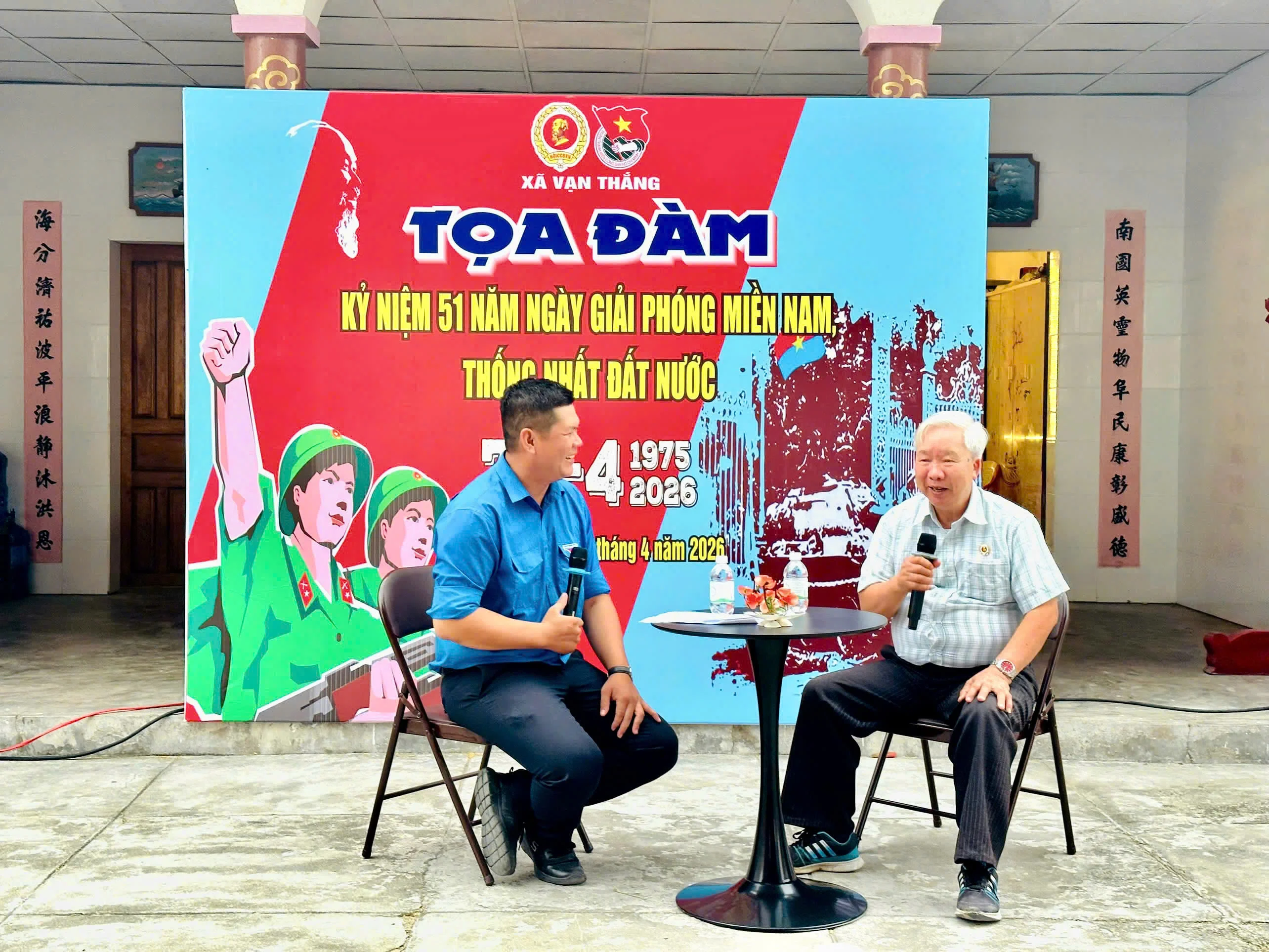 Hội CCB xã Vạn Thắng: Tọa đàm kỷ niệm 51 năm ngày giải phóng miền Nam thống nhất đất nước