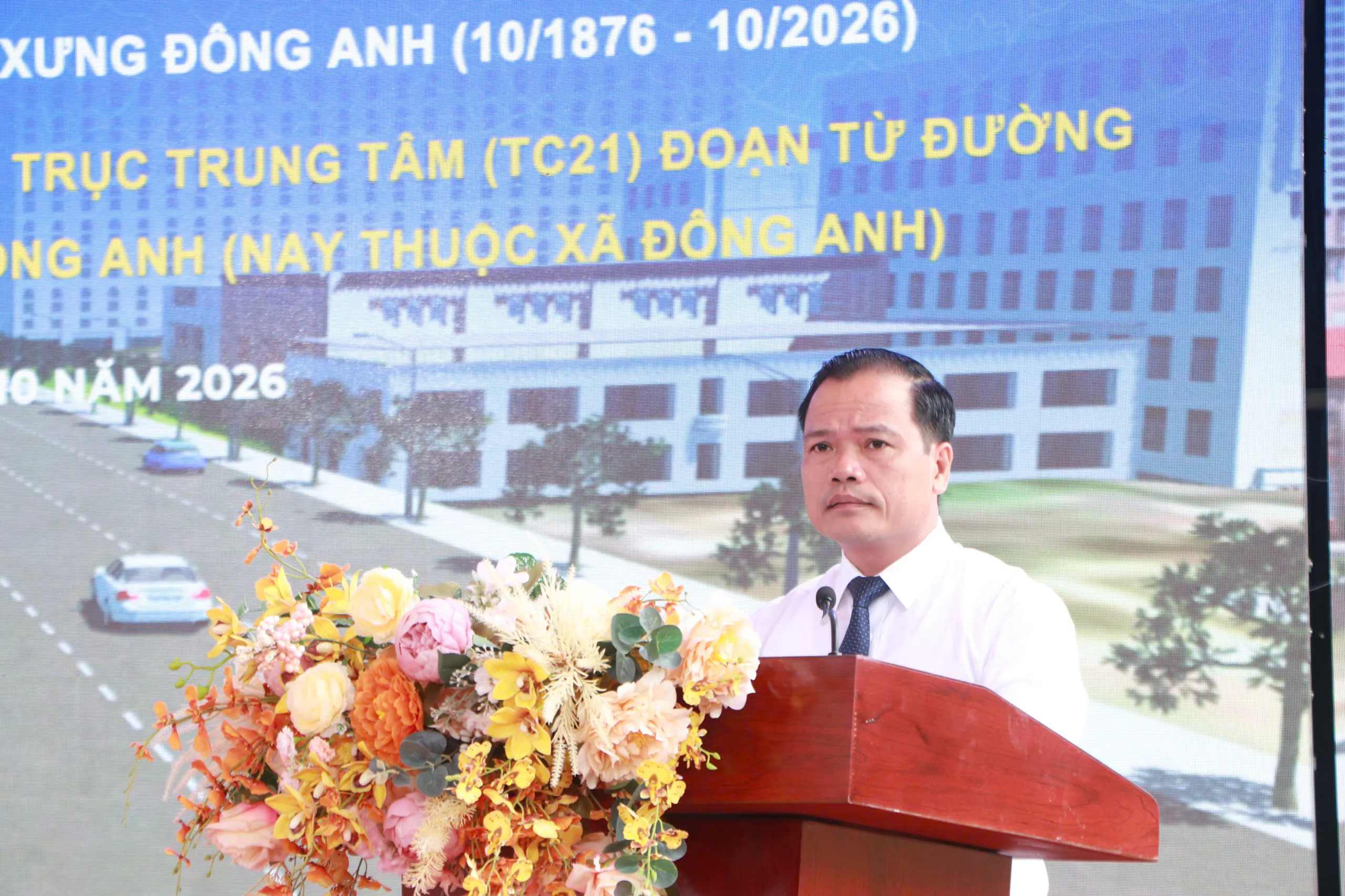 Đông Anh khởi công tuyến đường TC21: Tăng cường kết nối hạ tầng, hướng tới đô thị đồng bộ