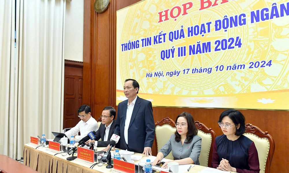 Họp báo thông tin kết quả hoạt động ngân hàng quý III/2024.